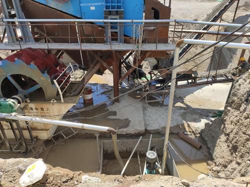 sand-washing-line